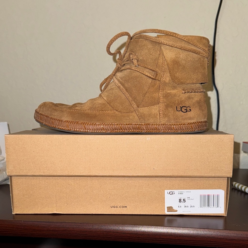 UGG Women's Tan Ankle Boots